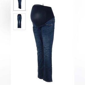 Indigo blue maternity skinny jeans